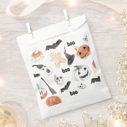 Beängstigendes Halloween-Muster Geschenktütchen (Ausgeschnitten)