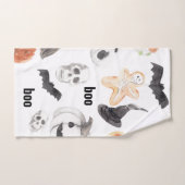 Beängstigendes Halloween-Muster |Happy Halloween Badhandtuch Set (Handtuch)