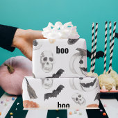 Beängstigendes Halloween-Muster |Happy Halloween Geschenkpapier