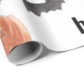 Beängstigendes Halloween-Muster |Happy Halloween Geschenkpapier (Rolleneckpunkt)