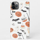 Beängstigendes Halloween-Muster |Happy Halloween iPhone Hülle (Rückseite)