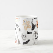 Beängstigendes Halloween-Muster |Happy Halloween Kaffeetasse (Mittel)
