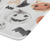 Beängstigendes Halloween-Muster |Happy Halloween Schneidebrett (Ecke)