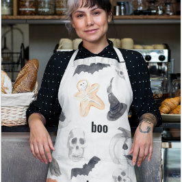 Beängstigendes Halloween-Muster |Happy Halloween Schürze