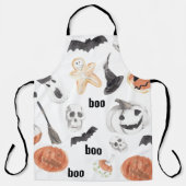 Beängstigendes Halloween-Muster |Happy Halloween Schürze (Vorderseite)