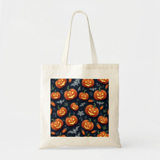 Beängstigendes Halloween-Muster |Happy Halloween Tragetasche