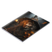 Beängstigendes Halloween Old Witze Phantastisches Notizblock (Linke Seite)