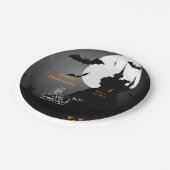 Beängstigendes Halloween-Papier Pappteller (Schrägansicht)