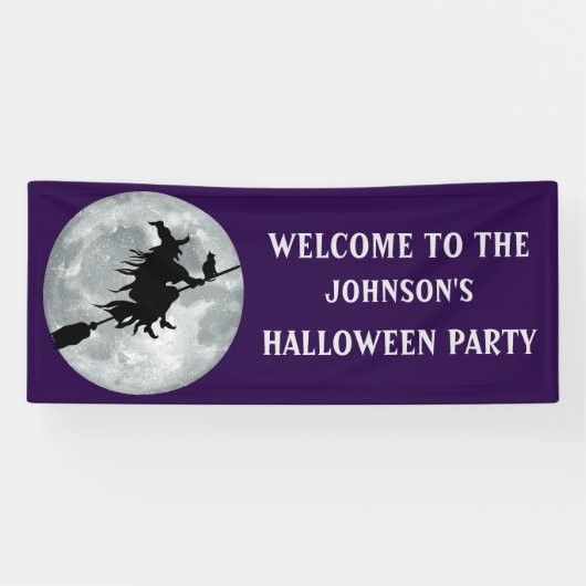 Beängstigendes Halloween-Party Banner (Horizontal)