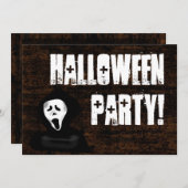 Beängstigendes Halloween-Party Einladung (Vorne/Hinten)