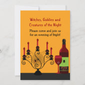 Beängstigendes Halloween-Party Einladung (Vorderseite)