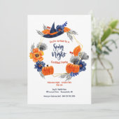 Beängstigendes Halloween-Party Einladung (Stehend Vorderseite)