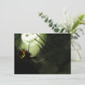 Beängstigendes Halloween-Party Einladungen Rotzung (Stehend Vorderseite)