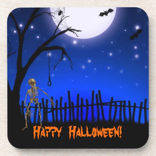 Beängstigendes Halloween-Party Untersetzer (Vorderseite)