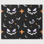 Beängstigendes Halloween-Patterngeschenk Geschenkpapier (Flach)