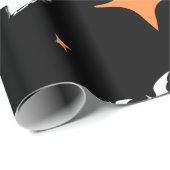 Beängstigendes Halloween-Patterngeschenk Geschenkpapier (Rolleneckpunkt)