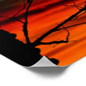 Beängstigendes Halloween. Poster (Ecke)