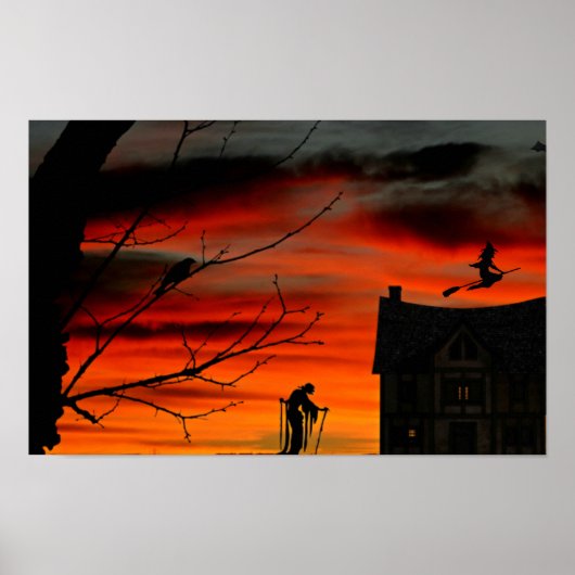 Beängstigendes Halloween. Poster (Vorne)