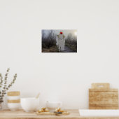 Beängstigendes Halloween. Poster (Küche)