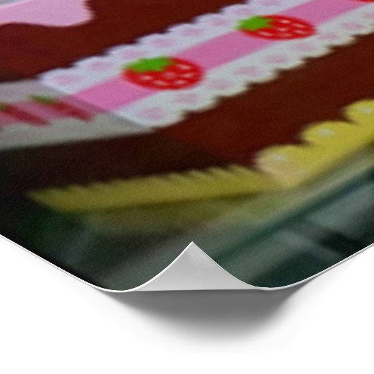 Beängstigendes Halloween. Poster (Ecke)