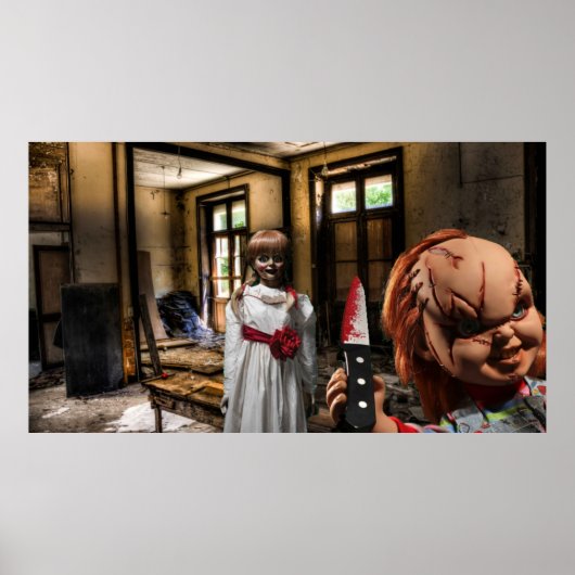 Beängstigendes Halloween. Poster (Vorne)