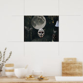 Beängstigendes Halloween-Poster - Spooky und Dunke Poster (Küche)