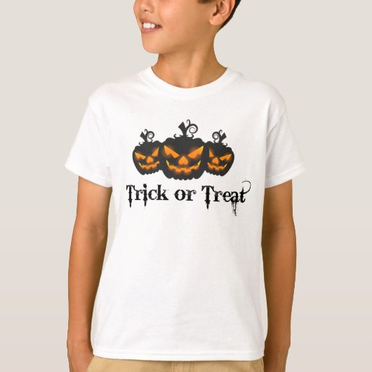 Beängstigendes Halloween Pumpkins-Shirt T-Shirt (Vorderseite)