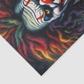 Beängstigendes Halloween-Rainbow-Clownpapier Seidenpapier (Ausschnitt)