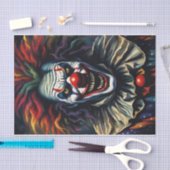 Beängstigendes Halloween-Rainbow-Clownpapier Seidenpapier (Handwerk)