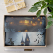 Beängstigendes Halloween-Schloss Seidenpapier (Geschenk)