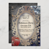 Beängstigendes Halloween Snow White Mairytale Them Einladung (Vorne/Hinten)