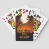 Beängstigendes Halloween Spielkarten (Rückseite)