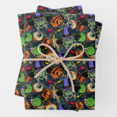 Beängstigendes Halloween Spooky Geschenkpapier Set (Beispiel)