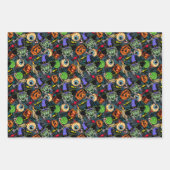 Beängstigendes Halloween Spooky Geschenkpapier Set (Vorderseite)