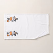 Beängstigendes Halloween-Zeichen Badhandtuch Set (Handtuch)