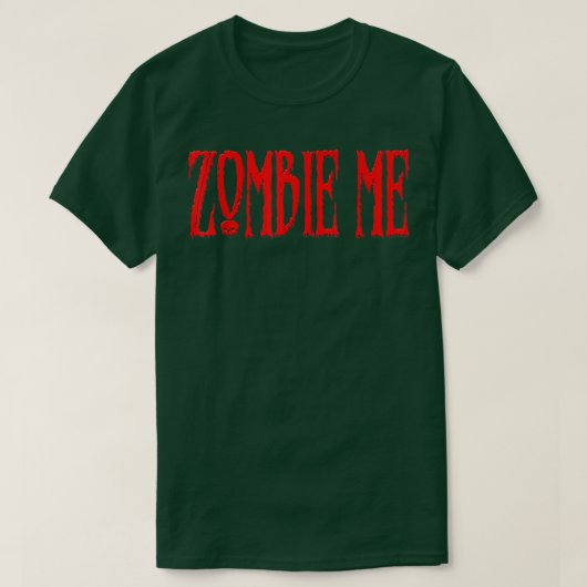 Beängstigendes Halloween Zombie Me Graphic  T-Shirt (Design vorne)