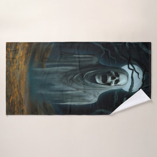 Beängstigendes Handtuch. Badehandtuch (Badehandtuch)