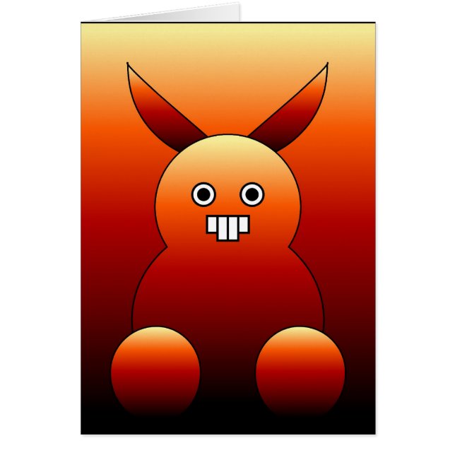 Beängstigendes Häschen-Monster (Vorne)