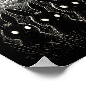 Beängstigendes Hasen-Eyes-Wald, Schwarzwaldkostüm Poster (Ecke)