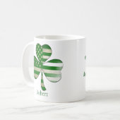 Beängstigendes irisches Kleeblatt der amerikanisch Kaffeetasse (Vorderseite Links)