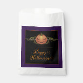 Beängstigendes Jack-o-Lantern Halloween | LILA Geschenktütchen (Vorderseite)