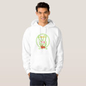 beängstigendes Kaninchen Hoodie (Vorne ganz)