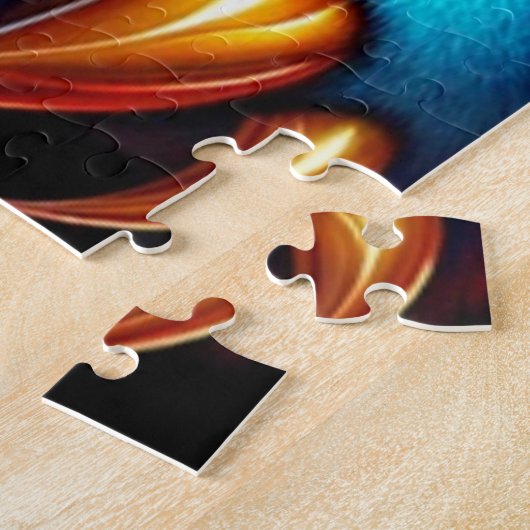 Beängstigendes Katzenpuzzle Puzzle (Seite)