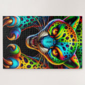 Beängstigendes Katzenpuzzle Puzzle (Horizontal)