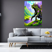 Beängstigendes kolossales Biest im Berg | Art der Poster