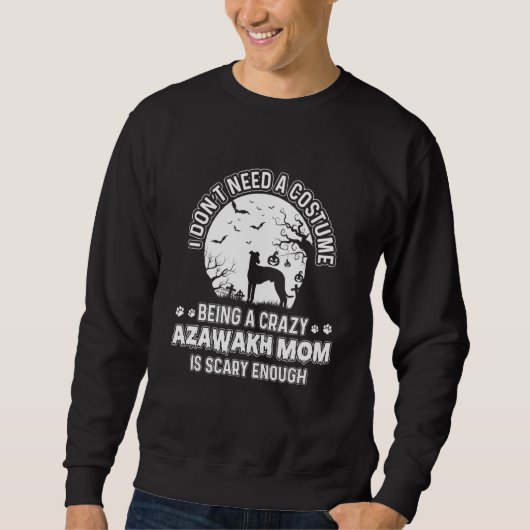 Beängstigendes Kostüm für die Mama Azawakh Bester Sweatshirt (Vorderseite)