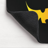 Beängstigendes Kürbisgesicht zu Halloween Mousepad (Ecke)