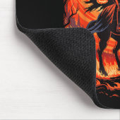 Beängstigendes Kürbiskopflöschenhorf für Männer Mousepad (Ecke)