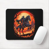 Beängstigendes Kürbiskopflöschenhorf für Männer Mousepad (Mit Mouse)