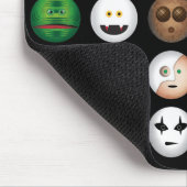 Beängstigendes Lächeln - Monster u. CIA Mousepad (Ecke)